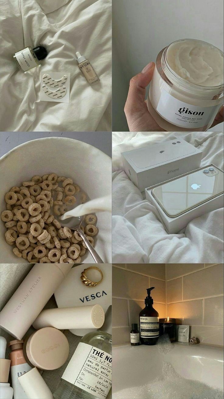 Soft wellness moodboard